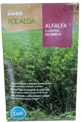 Semilla Alfalfa R-1 San Isidro 1 kg
